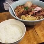 塩そば専門店 桑ばら - パイカカレーそば 半ライス付き