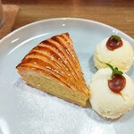 イチノイチカフェ - アーモンドクリームパイ