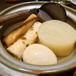 天ぷらと鮮魚 個室居酒屋 天串 - おでん盛り合わせ(5種)(680円)
