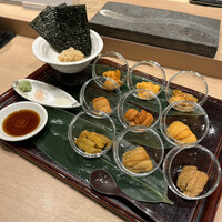 鮨 青海 青山店 - ウニ9種類