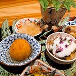 炭火割烹 白坂 - ⚫のれそれ、百合根饅頭