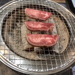牛タンの店 赤間精肉店 - 「熟成塩仕込み 牛タン定食」(2350円)
