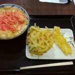 丸亀製麺 - withかき揚げ、イカ天