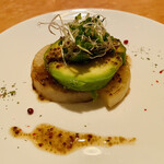 Organic Plus - Five Dishes
                      "Japanese Radish and Avocado Steak"