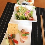 Soba Dining 蕎花 - コースその１　前菜盛り合わせ