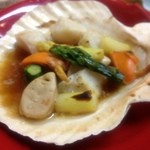 かず味家 - 帆立の貝焼き