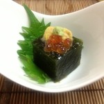 かず味家 - 生海苔の寒天寄せ