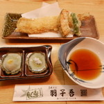 寿司・うなぎ 羽子吾 - あなご天ぷら