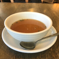 上野洋食遠山 - ロワイヤル風コンソメスープ