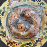 San ju san - 海老と舞茸のピザ