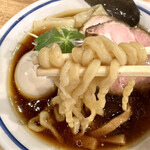 手打式超多加水麺 ののくら - 麺