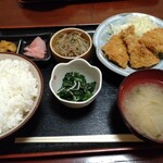 瑞穂 - アジフライ定食800円