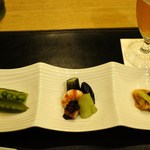 新宿割烹 中嶋 - 先付け