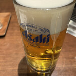 焼肉 静龍苑 - 生ビール