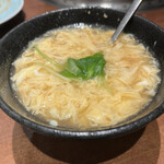 焼肉 静龍苑 - タマゴスープ