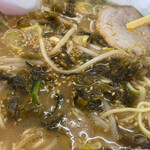 ラーメン大学 - 途中から辛子高菜味噌ラーメンに味変