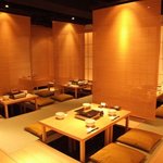 博多もつ鍋 大山 - ゆったり全席堀ごたつでくつろげる空間です