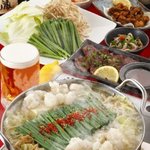 博多もつ鍋 大山 - 【光コース6品3300円】＋2050円でドリンク飲み放題（120分）