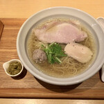 ラーメン 普通 - 貝出汁塩ラーメン