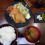 はなわ - 2022年8月　アジフライ定食　605円