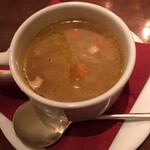 Italian Bar LA VIOLA - セットのスープ
