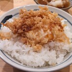 195405170 - 玉子天ぷらごはん。出てきた直後です。