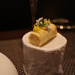 レストラン ラ・フロレゾン・ドゥ・タケウチ - グレープまで！ズワイたっぷりね！