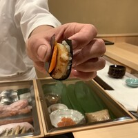 すし繁 - タイラ貝磯部焼き