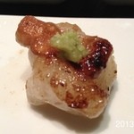 町屋やきにく密陽家 - 2013.6.16(日)17時 いつものホルモン盛合せ三人前とてんこ盛り白ご飯 ニンニク醤油で＼(^o^)／