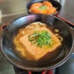 手打うどん 三豊 - 【きつねうどん・カキとじ丼】お出汁も麺も相変わらずスキのない旨さだわ～♪