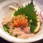 肉魚ダイニング　艶吉 - 友ハギ肝和え￥680