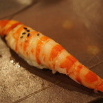 鮨匠 のむら - 煮海老の握り。