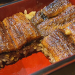 うなぎのかんたろう - うな重断面