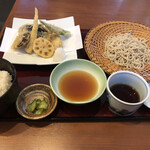 Sobashou Yabuizu - 野菜のてんぷらセット