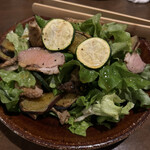 立川のけむり - 鴨ローストと焼き野菜のサラダ