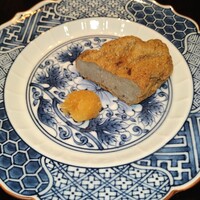 かどや 日比谷邸 - 名物　宇和島じゃこ天　七輪焼き　出来上がり　香ばしく美味しい