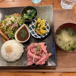 里カフェ - 料理写真:ローストビーフプレート　1705円税込