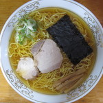 中河 - 料理写真:中華そば：550円(一杯目)