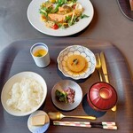 食堂いち - ゆる焼き鮭定食 1980円