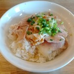 麺屋 周 - チャーシューご飯