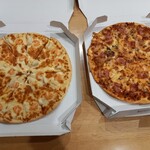 アオキーズピザ - シーフードグラタン、バーベキューチキン&モッツァレラ