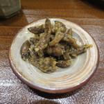 銀座おかもと - 琵琶湖のごりという小魚のしょうが煮。