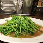 西龍軒 - 青菜のニンニク炒め