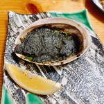 板前料理 福重 - 鮑の海苔焼き