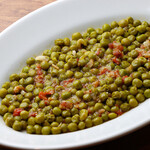Stewed green peas
