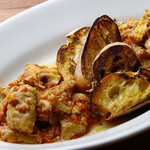 Tomato stew with lampredotto and tripe Tuscan style