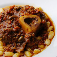 仔牛のスネ肉の煮込みオーソブッコ