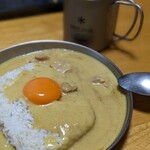 NISHIKIYA KITCHEN - レモンクリーム チキンカレー +卵黄！爽やか！