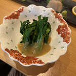 きく鮨 - 菜の花酢味噌和え550円