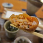 銀座おかもと - 中には桜エビがたっぷり。